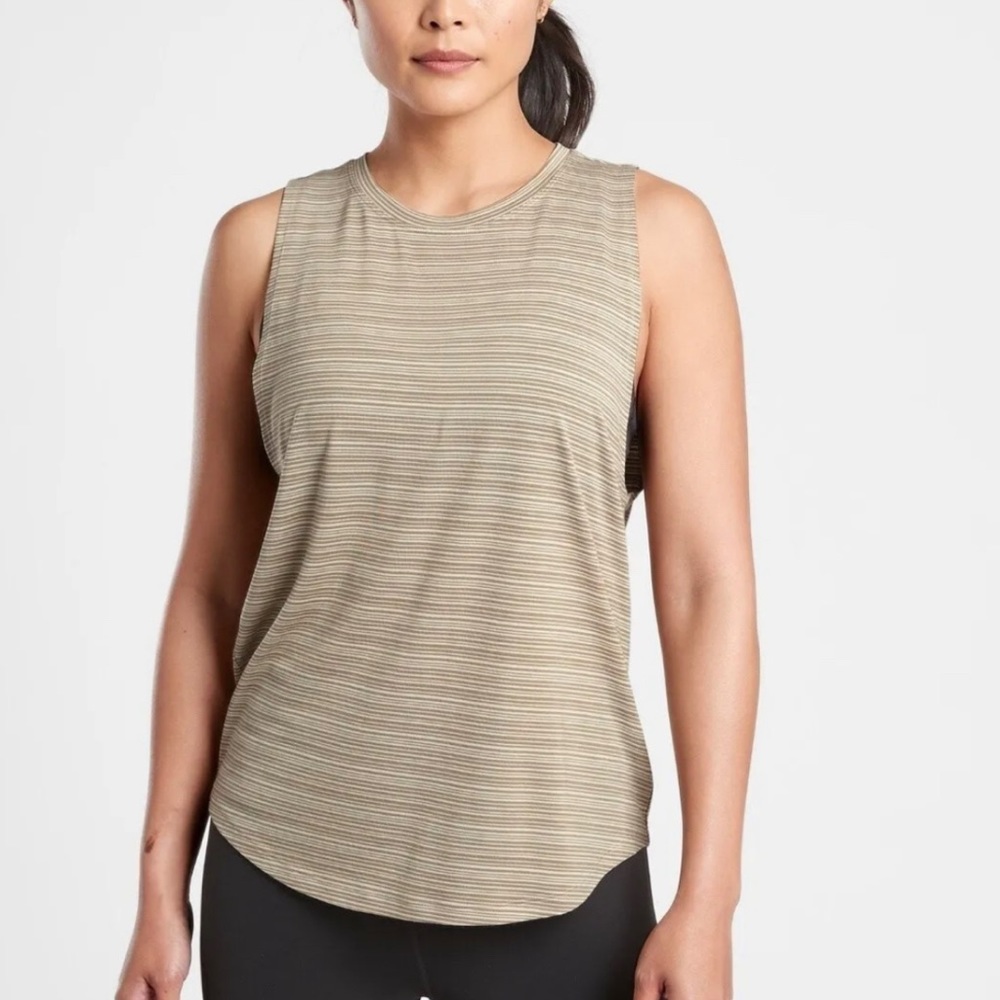 ATHLETA - Cloudlight striped tank top